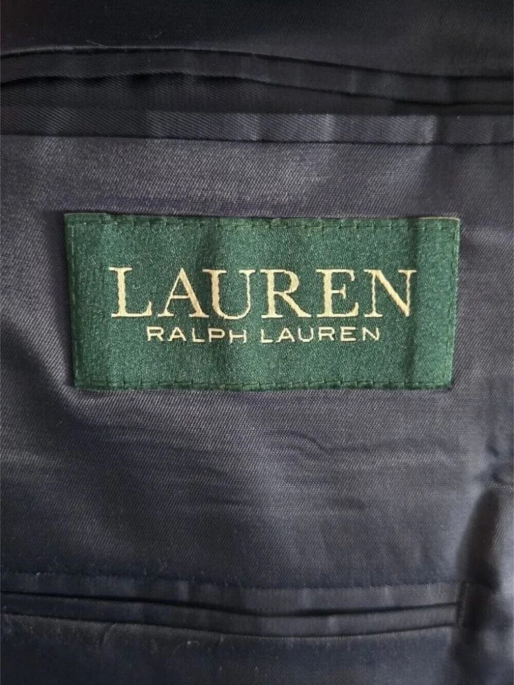 Lauren Ralph Lauren Men's Dark Navy Windowpane Sport Coat